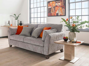 Cantrell 3 Seater - Silver