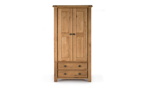 York Wardrobe - 2 Door 2 Drawer (KD)