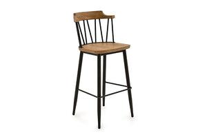 Blake Bar Chair - Natural Elm Sold in boxes of 2
