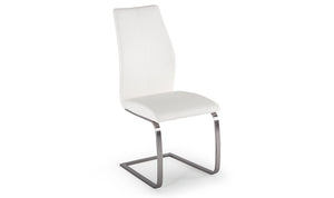 Irma Dining Chair - Brushed Steel White (2/Box)