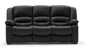Barletto 3 Seater Fixed - Black  (Nett)