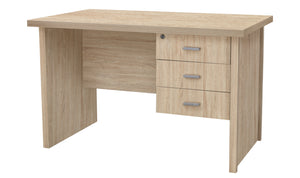 Oscar Desk 3 Drawer 1200 - Light Oak