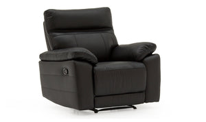 Positano 1 Seater Recliner - Black