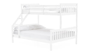 Salix Bunk Bed - 3' & 4'6 White