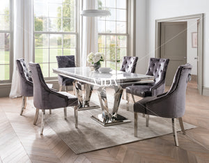Arturo Dining Table - Grey 1800