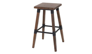 Lock Bar Stool  - Rustic Elm (Sold 2 per Box)