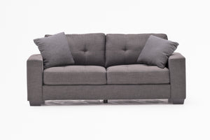 Vivaldi 3 Seater - Charcoal (2 scatter cushions) (NR)