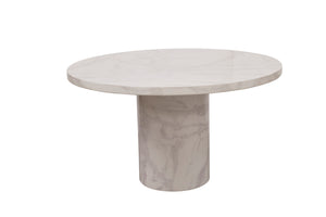 Carra Coffee Table Round  - Bone White 800